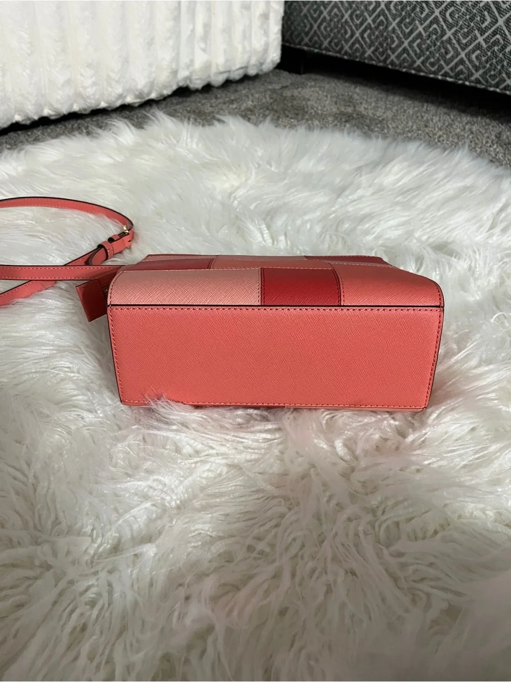Michael Kors Coral & Pink Patchwork Crossbody